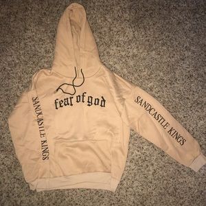Fear of god hoodie size L